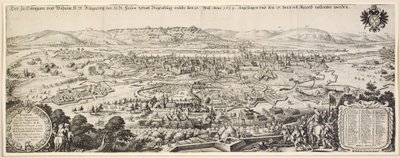 The Siege of Regensburg, 1634 by Matthaus the Elder Merian